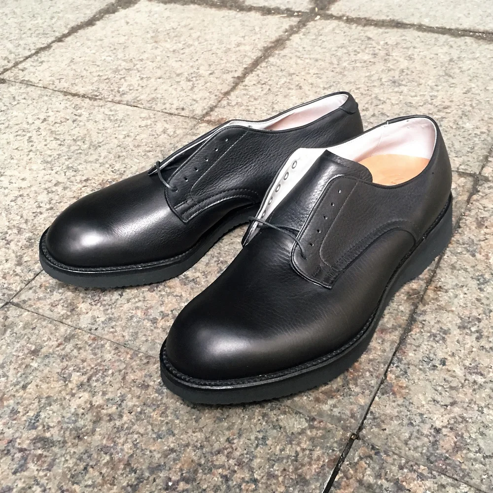 靴 MJDKTNI 53517 Black Calfskin — mouldedshoe